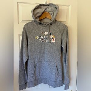 The North Face Ladies Super Soft & Cozy Pullover Hoodie Sweatshirt M Gray